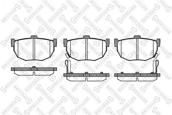 Brake Pad Set, disc brake 305 032-SX