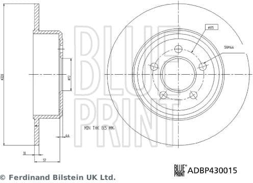 Brake Disc ADBP430015 - image 3