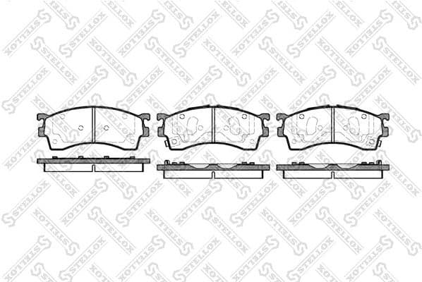 Brake Pad Set, disc brake 426 012B-SX