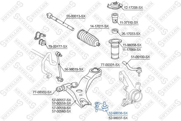 Ball Joint 52-98038-SX - image 2