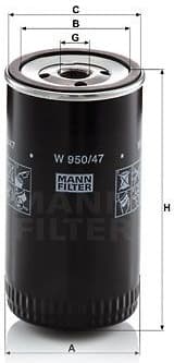 Oil Filter W950/47