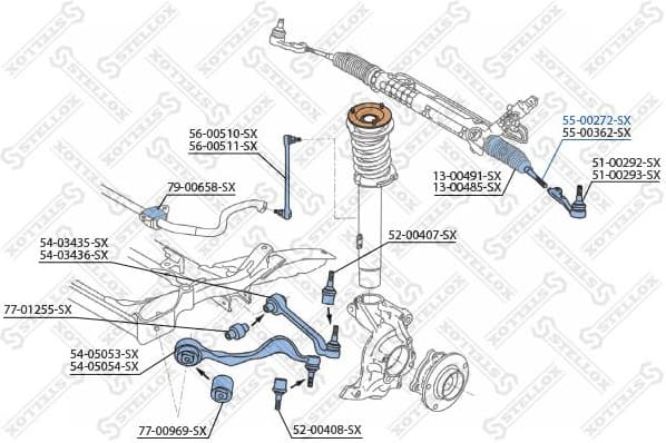 Inner Tie Rod 55-00272-SX - image 2