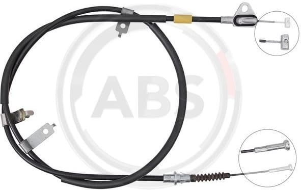 Cable Pull, parking brake K10044