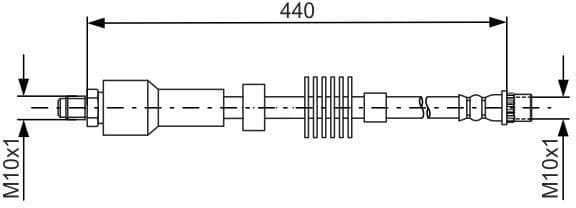 Brake Hose 1 987 481 688