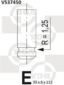 Exhaust Valve V537450
