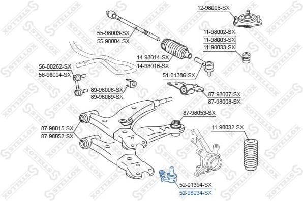 Ball Joint 52-98034-SX - image 2