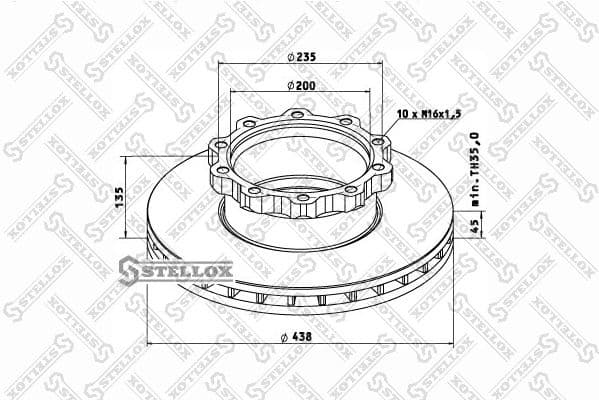 Brake Disc 85-00715-SX