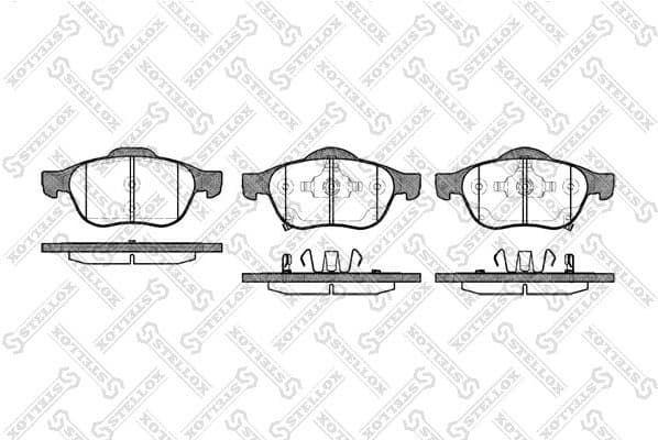 Brake Pad Set, disc brake 1065 002-SX