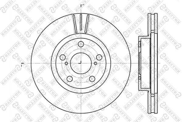 Brake Disc 6020-4564V-SX