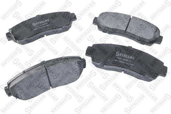 Brake Pad Set, disc brake 000 258B-SX