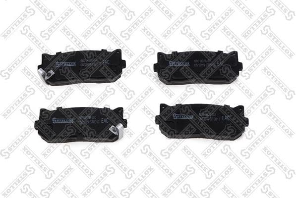 Brake Pad Set, disc brake 660 002B-SX