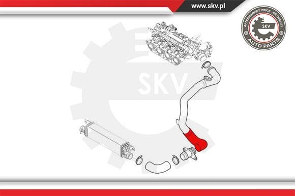 Charge Air Hose 43SKV297 - image 4