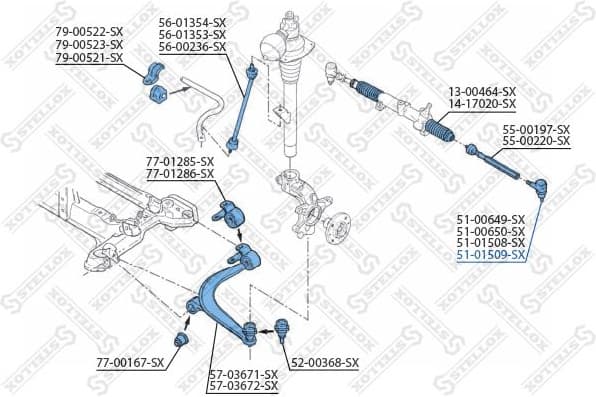 Tie Rod End 51-01509-SX - image 2