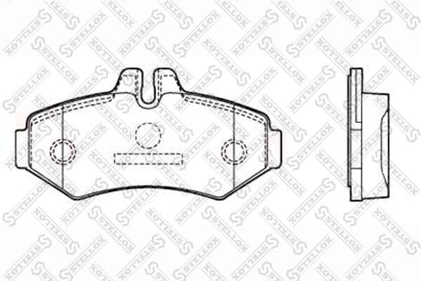 Brake Pad Set, disc brake 85-11406-SX