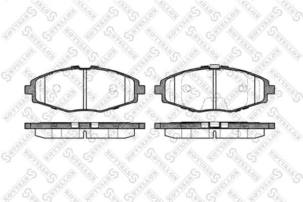 Brake Pad Set, disc brake 707 000B-SX