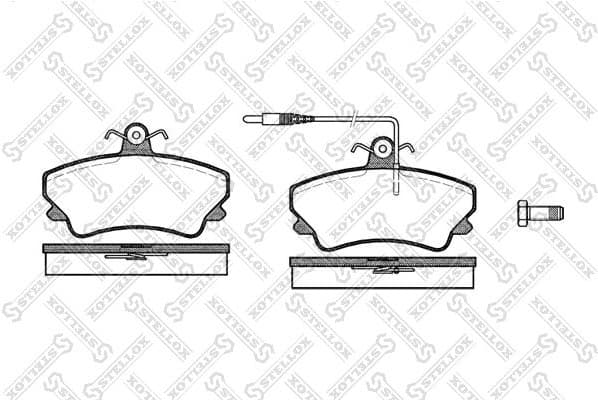Brake Pad Set, disc brake 420 012-SX
