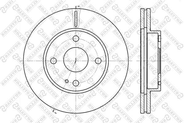 Brake Disc 6020-3232V-SX