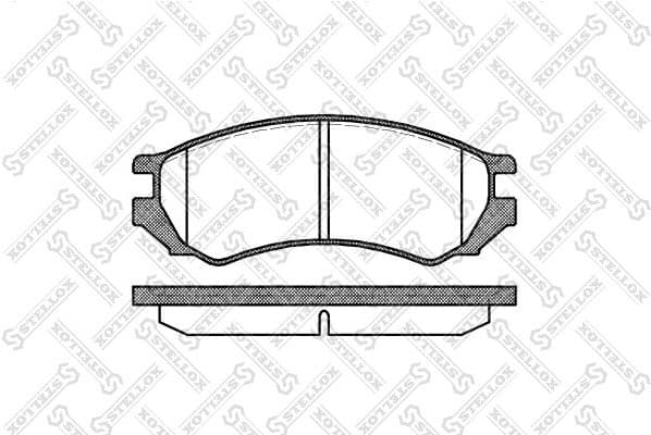 Brake Pad Set, disc brake 355 000-SX