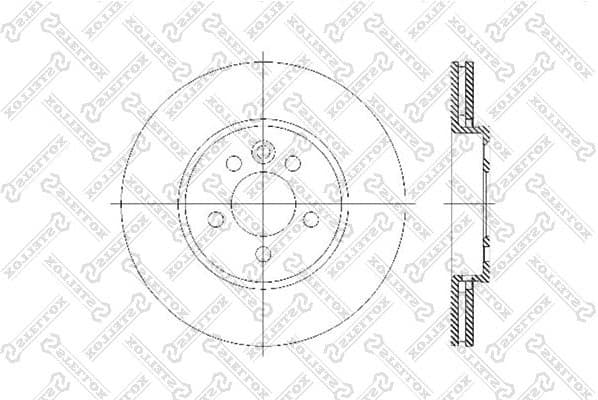 Brake Disc 6020-4013V-SX