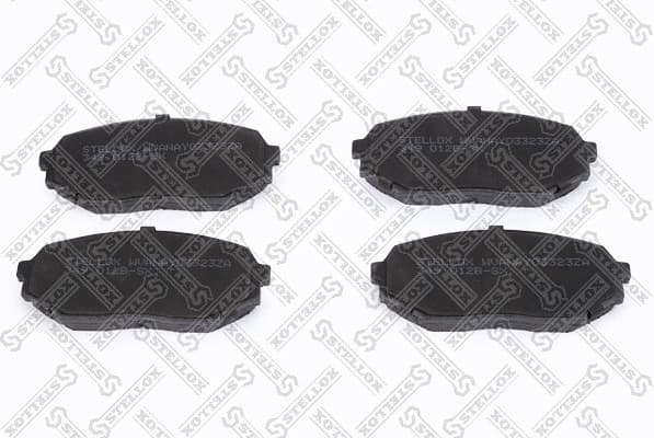 Brake Pad Set, disc brake 349 012B-SX