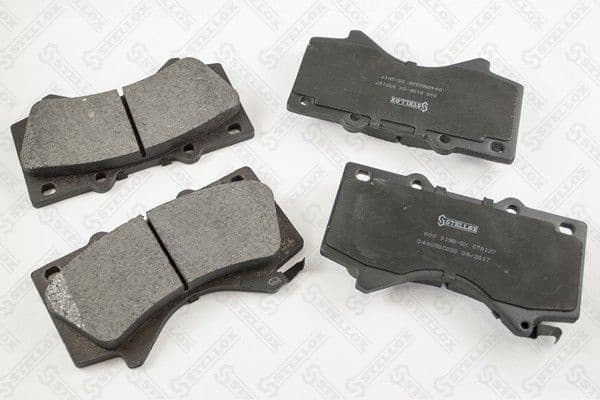 Brake Pad Set, disc brake 000 019B-SX