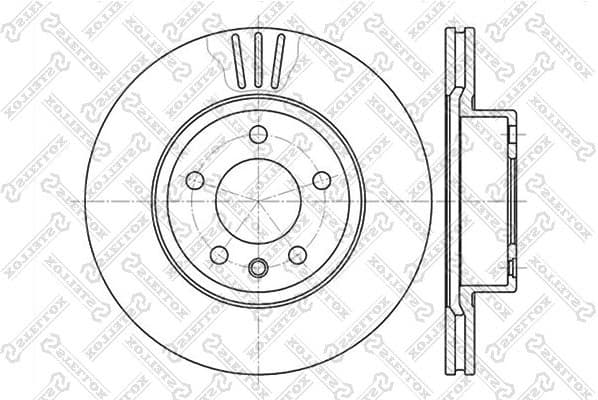 Brake Disc 6020-3620V-SX