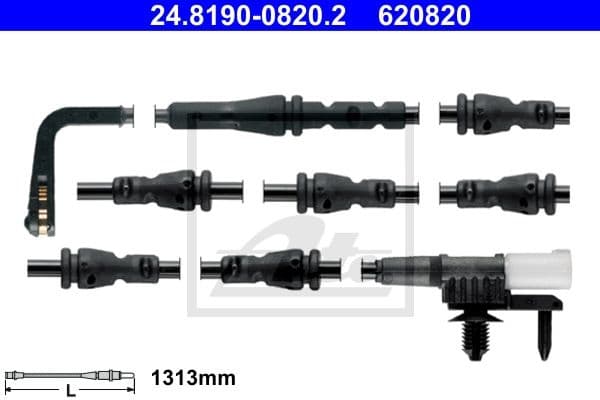 Warning Contact, brake pad wear 24.8190-0820.2