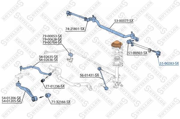 Tie Rod End 51-00283-SX - image 2