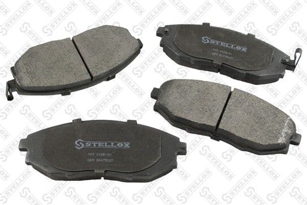 Brake Pad Set, disc brake 000 042B-SX