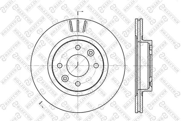 Brake Disc 6020-3922V-SX