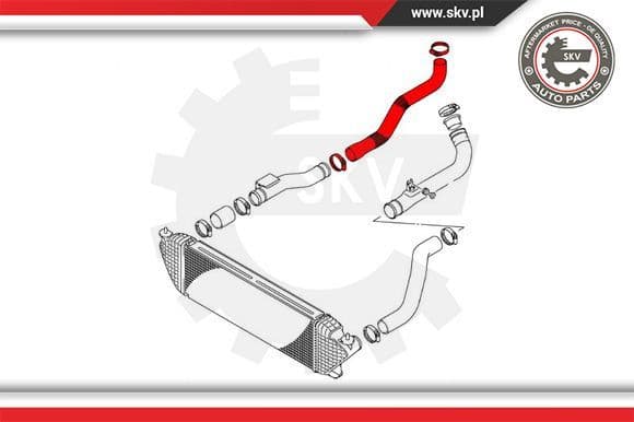 Charge Air Hose 43SKV319 - image 4