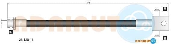Brake Hose 28.1201.1