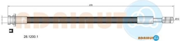Brake Hose 28.1200.1