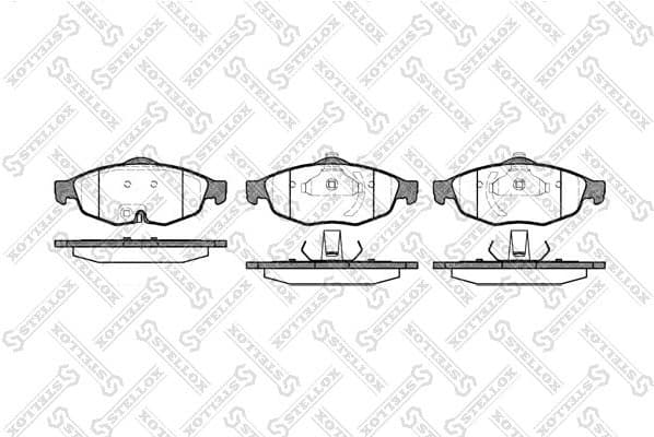 Brake Pad Set, disc brake 823 002B-SX