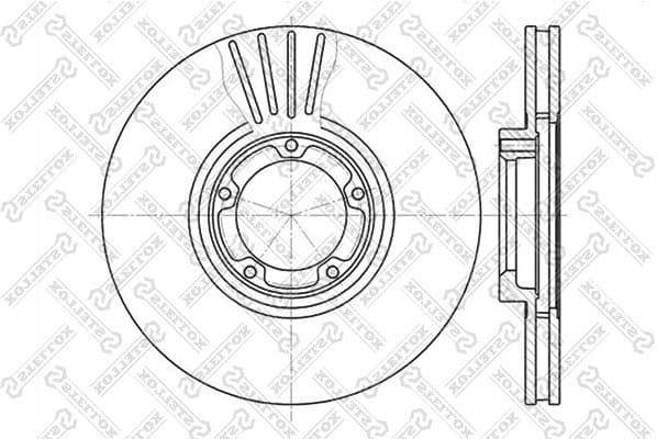 Brake Disc 6020-2532V-SX