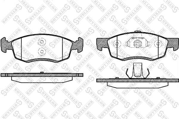 Brake Pad Set, disc brake 183 032-SX