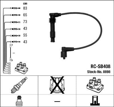 Ignition Cable Kit RC-SB408
