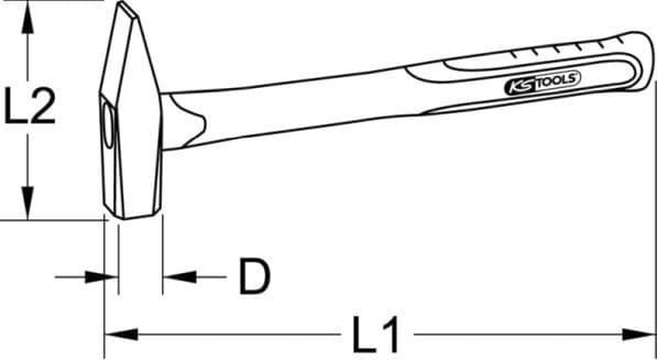 Machinist's Hammer 142.1405 - image 2