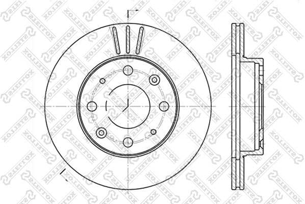 Brake Disc 6020-2605V-SX