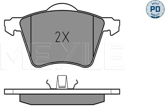 Brake Pad Set, disc brake MEYLE-PD: Advanced performance and design. 025 234 1819/PD