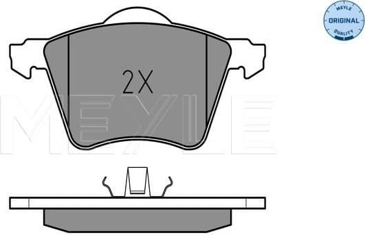 Brake Pad Set, disc brake MEYLE-ORIGINAL: True to OE. 025 234 1819/W - image 2