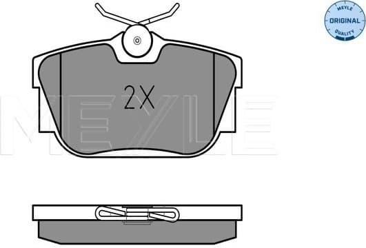 Brake Pad Set, disc brake MEYLE-ORIGINAL: True to OE. 025 234 4616/W - image 2