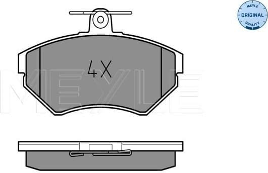 Brake Pad Set, disc brake MEYLE-ORIGINAL: True to OE. 025 219 4519