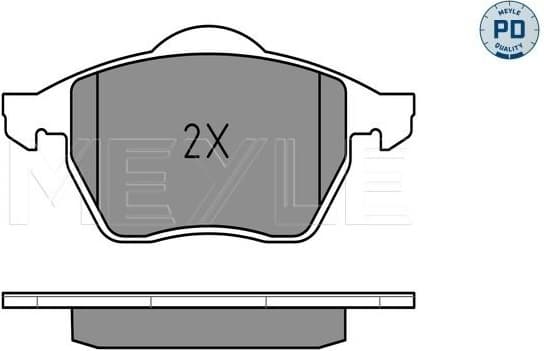 Brake Pad Set, disc brake MEYLE-PD: Advanced performance and design. 025 230 1820/PD - image 2