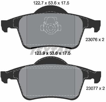 Brake Pad Set, disc brake Q+ 2307602