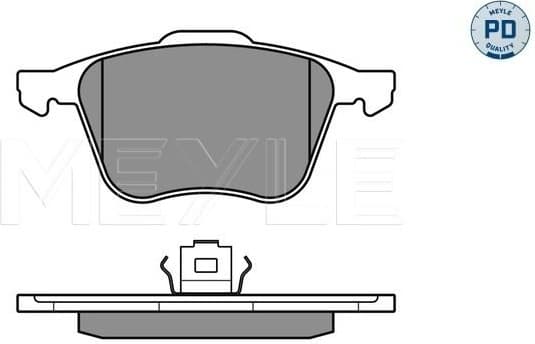 Brake Pad Set, disc brake MEYLE-PD: Advanced performance and design. 025 235 9018/PD - image 2