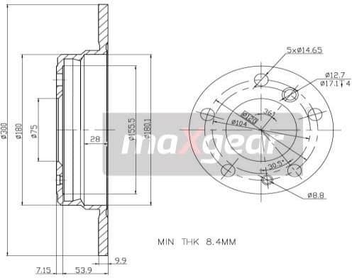 Brake Disc 19-0694
