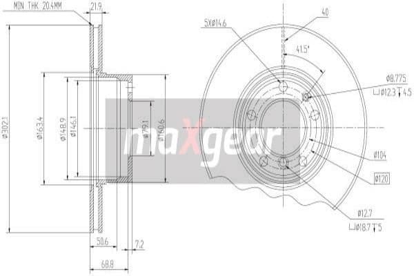 Brake Disc 19-0689