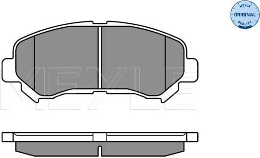Brake Pad Set, disc brake MEYLE-ORIGINAL: True to OE. 025 246 3217