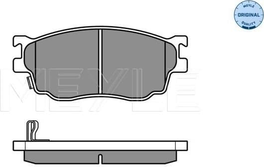Brake Pad Set, disc brake MEYLE-ORIGINAL: True to OE. 025 237 7716/W - image 2